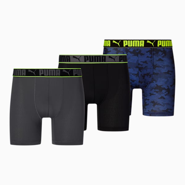 Men's Sportstyle Boxer Briefs [3 Pack], BLUE / BLACK, extralarge